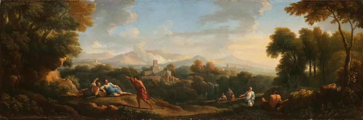Paesaggio con figure